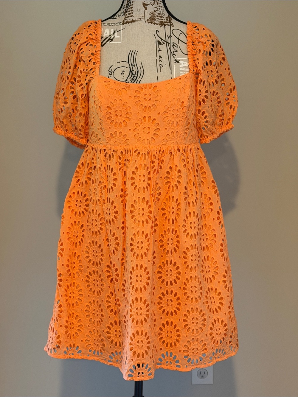 Lilly Pulitzer Orange Dress with Pink Label